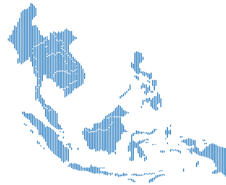 ASEAN region map showing Innov8tif presence across 10 countries