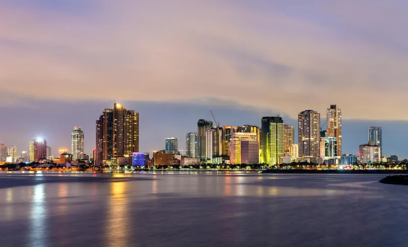 Manila Bay skyline, Philippines