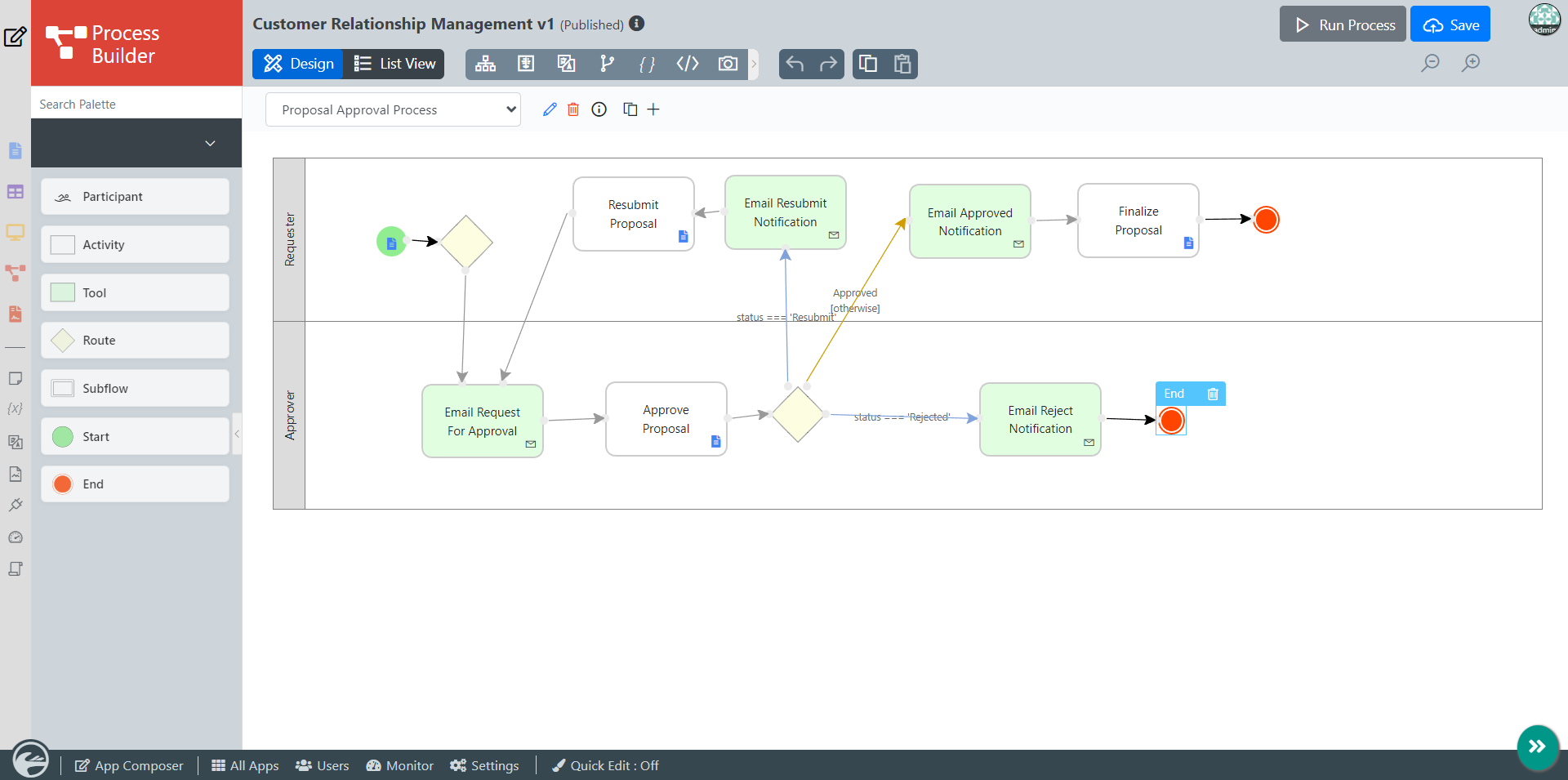 Workflow management