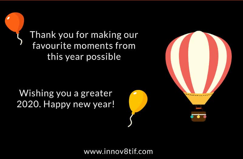 Innov8tif wishing you a greater 2020. Happy new year!