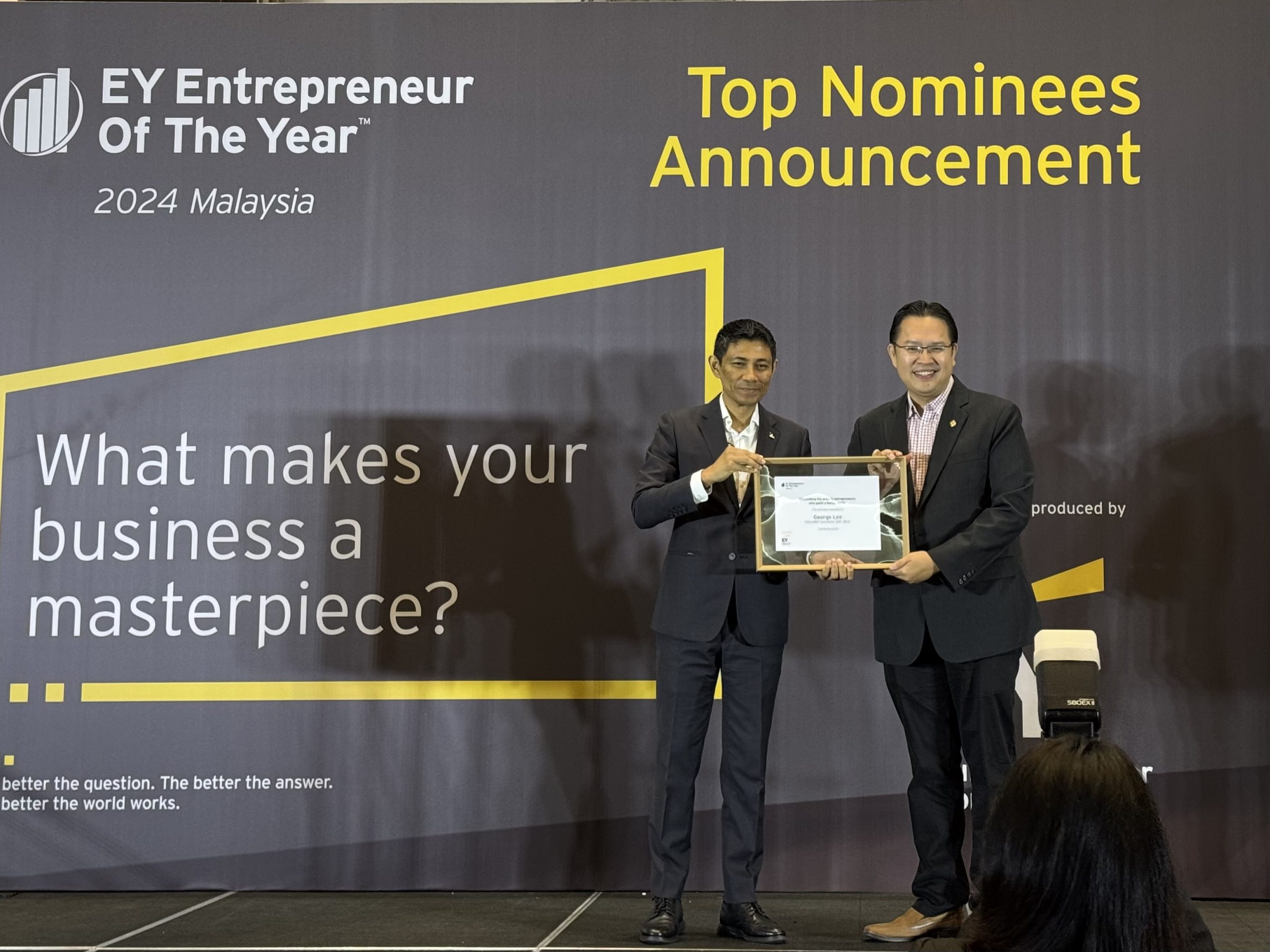 Celebrating George's Nomination for EY Entrepreneur of the Year 2024 Malaysia