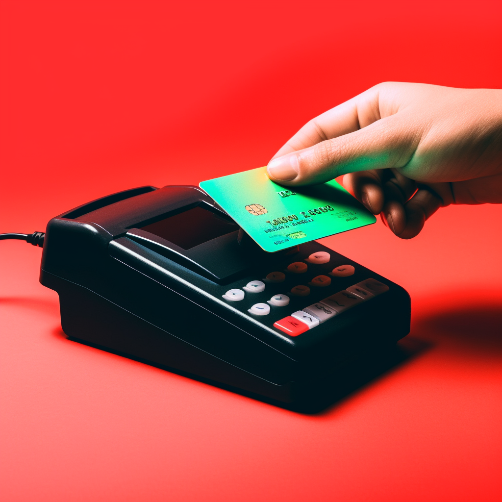 person swiping their credit card on a credit card scanne 9fea2866 4bdb 4f86 89de 723b9807f712