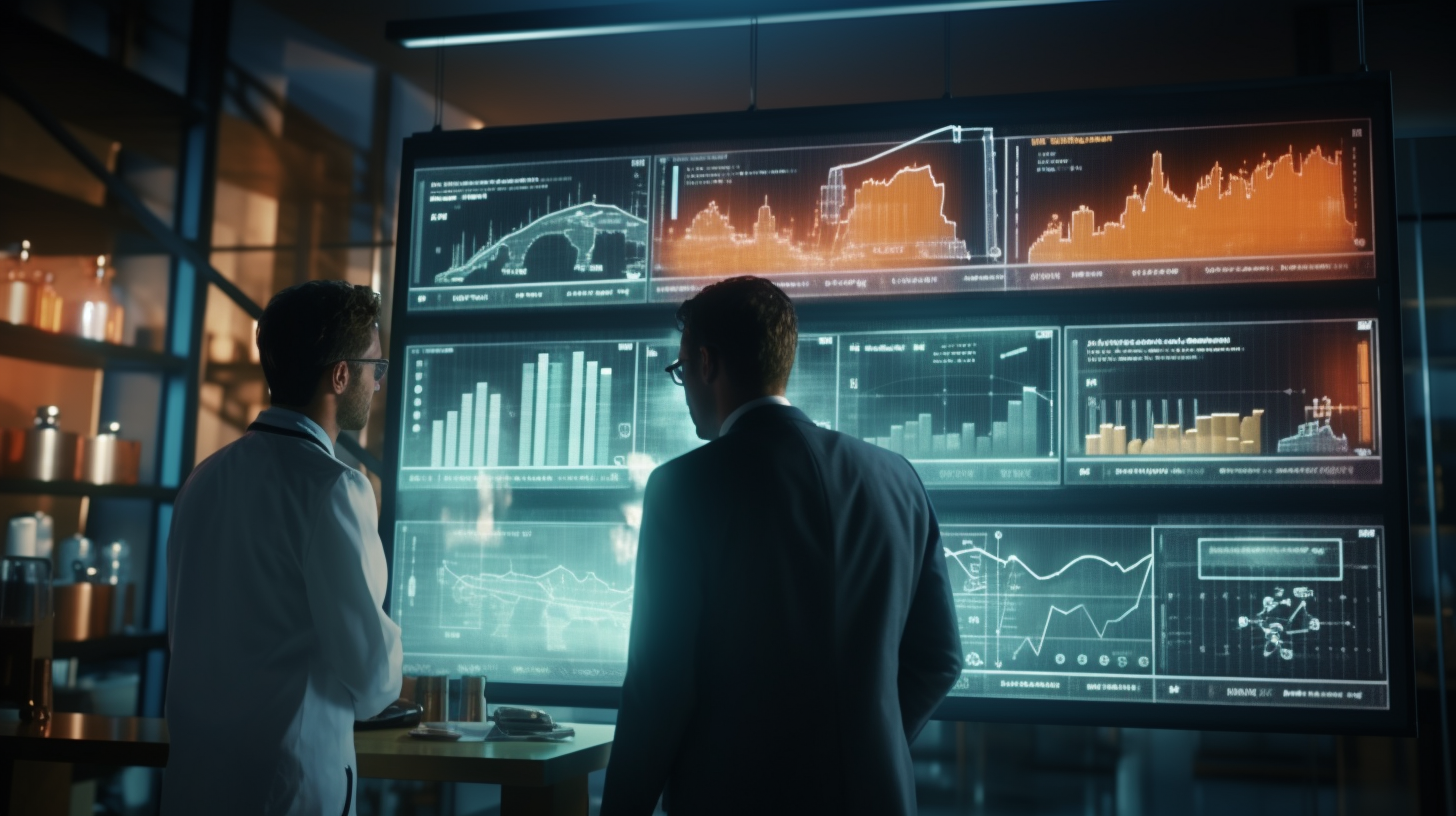 scientists looking at charts analysing statistics 4k hyp cf1b3b5b 99aa 47bd 9bd2 0da4fda3bffc