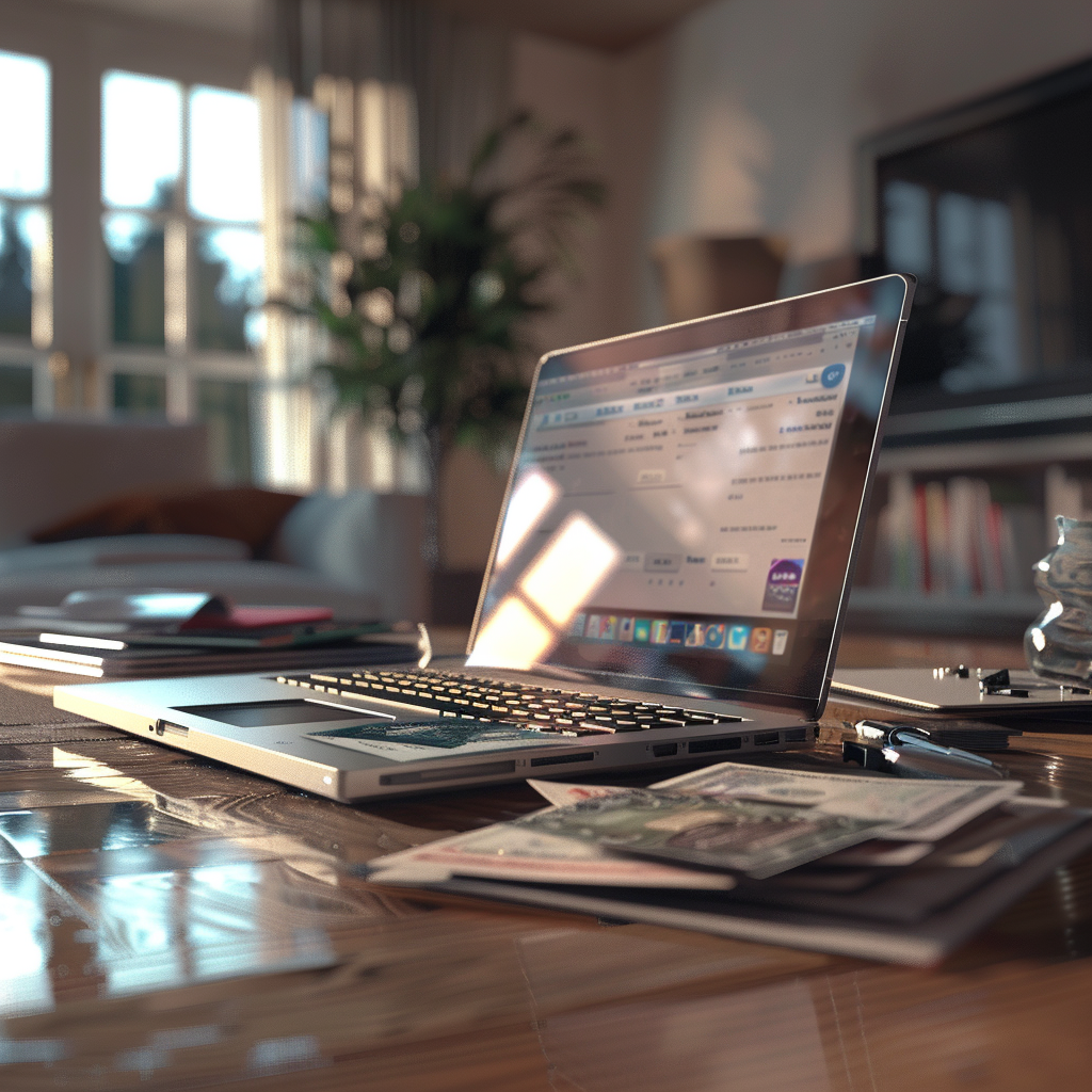 bank accounts online accounts on a laptop hdr hyperreali 02d38f29 58ef 4e32 a230 9840853c0c6c