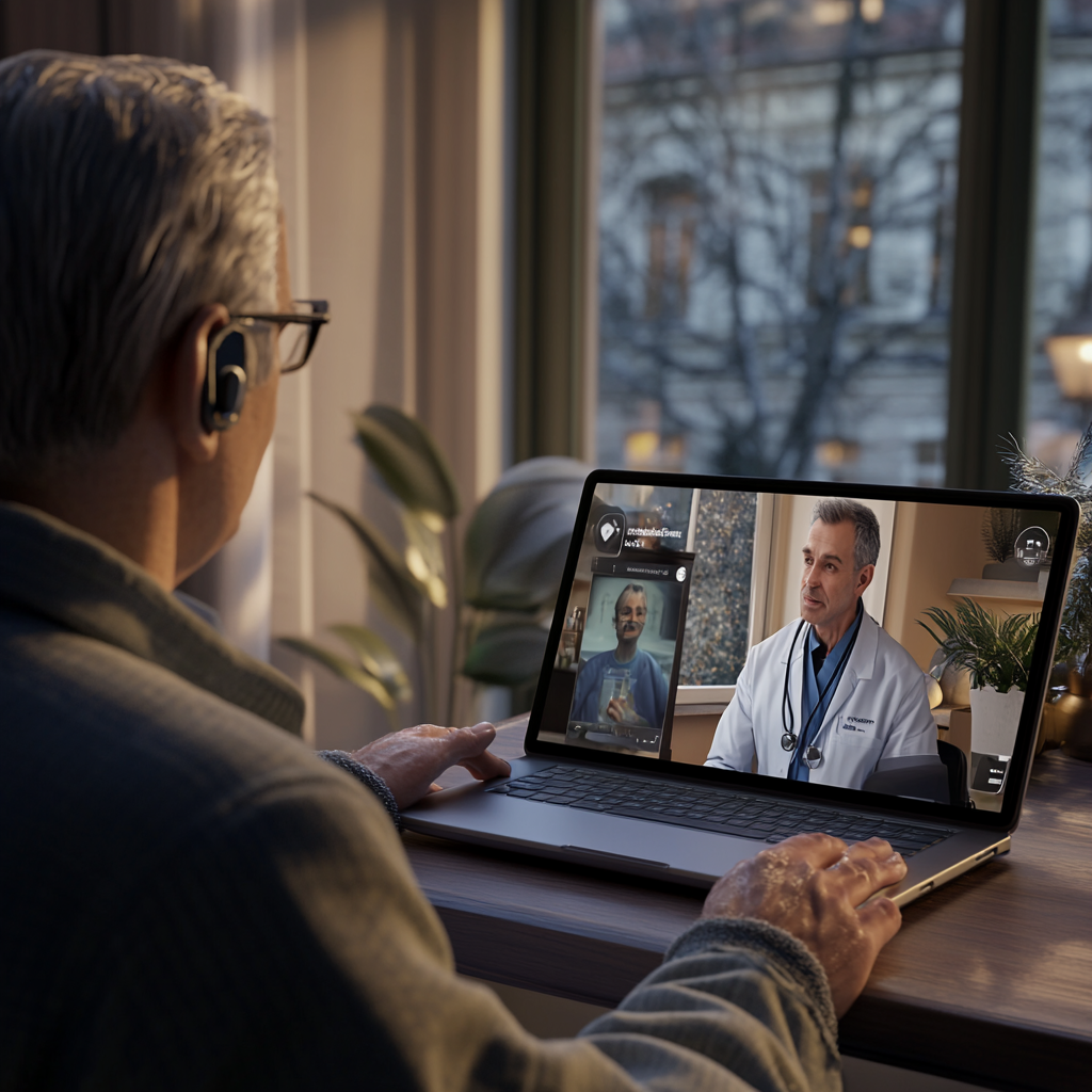 innov8tifmarketing a virtual consultation scene with a healthca e4bf125e 5fba 4ff5 965f b6067321cb8a