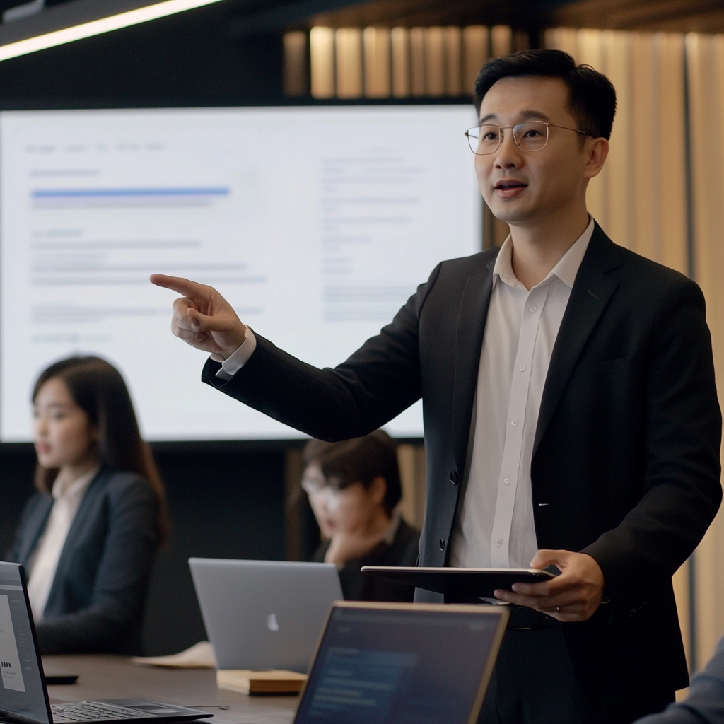 innov8tifmarketing asian ceo pointing at presentation slide on a6af6e98 d77c 4aef 8481 988f34bbc777