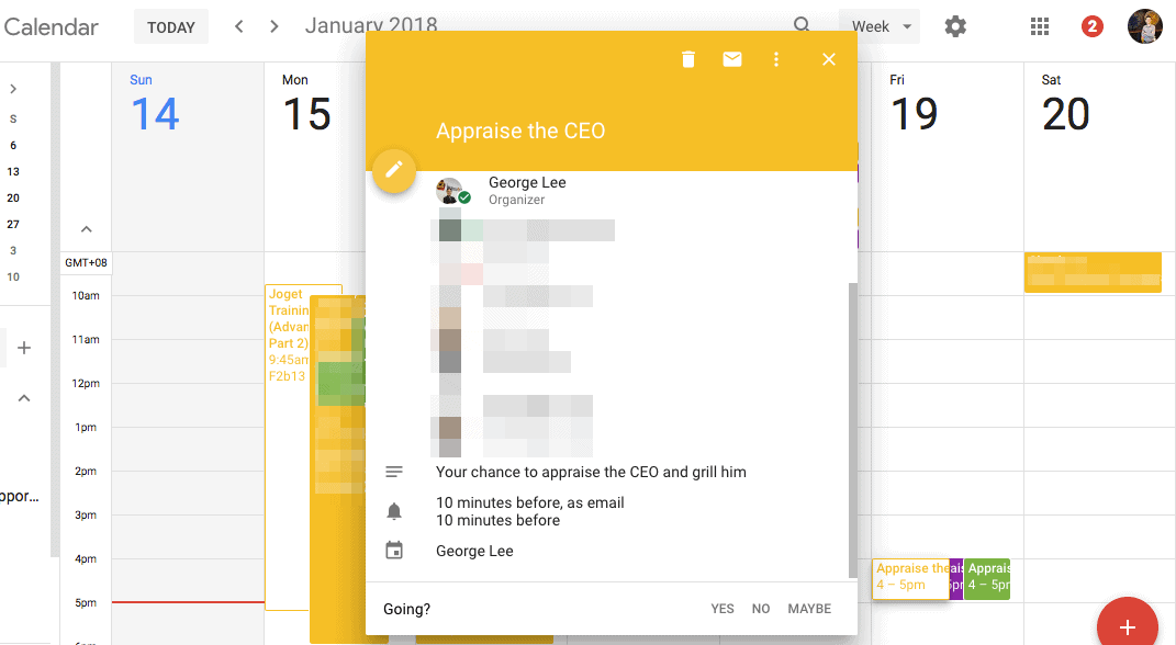 Appraise the CEO